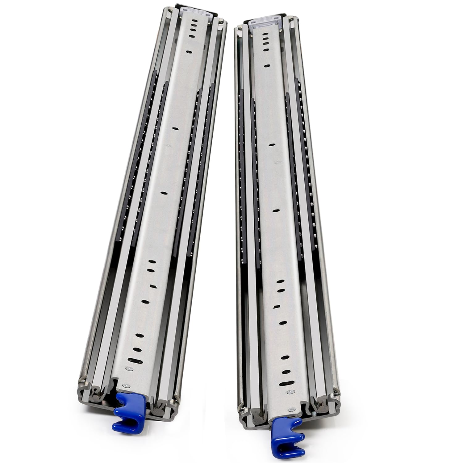 Amazon.co.jp: スライドレール 重量用 ロック付き 1000mm 幅76mm 3段引